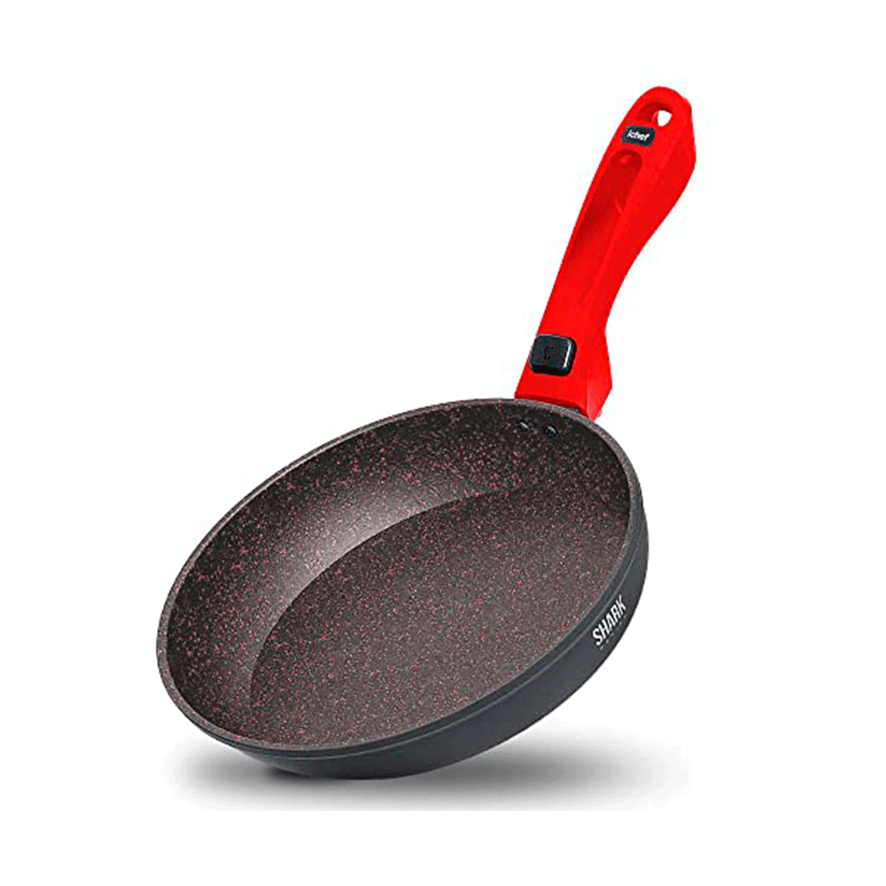 Panela Polishop iChef Ultra Sauté Grand Shark com Revestimento Antiaderente e Cabo Vermelho